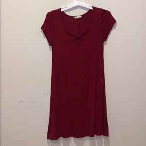Red T-Shirt Dress